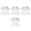 60Pcs Easy Clean Stainless Steel Range Hood Grease Mesh Filter Silver 7