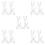 5Paires -Flûte Bureau Double Couche Rangement Compact 6