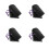 4Paires Hiver Soie Coton Étanches Protection Noir 8