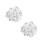 4Pièces Demi-Perles Résine Transparentes Pour Scrapbooking 8