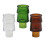 6Pièces Bouteilles Décoratives Plastique Assorties Accessoire Party 1