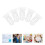 250Pièces Attache Bébé Clips Transparent Anti-Chute 10