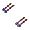 4Pièces Vis Fixation Plaque Alliage Style Unique 6