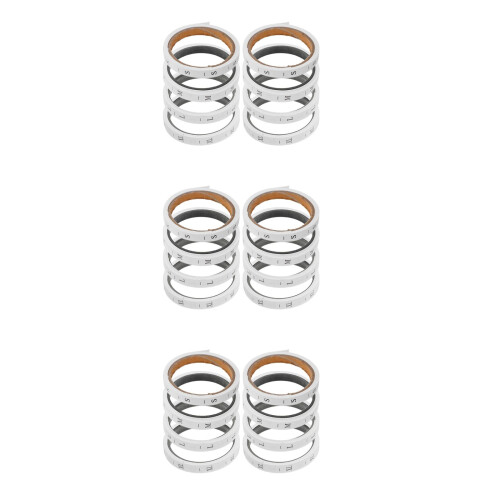 24Pièces Marques Taille Vêtements En Tissu Polyvalent 2