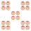 20Pièces Décoratif Bois Rose Annonce Bébé 5