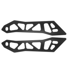 1Pair Black Motorcycle Windshield Reinforcement Bracket Aluminum Alloy