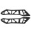 1Pair Black Motorcycle Windshield Reinforcement Bracket Aluminum Alloy 1
