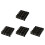 60Pièces Signes De Table Noir Double-Face En Robuste 3