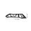 1Pair Black Motorcycle Windshield Reinforcement Bracket Aluminum Alloy 3