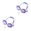 2Pcs Blue Kids Swimming Waterproof Goggles for Pool 6