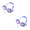 2Pcs Blue Kids Swimming Waterproof Goggles for Pool 4