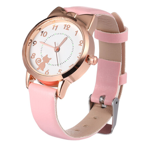 3Pièces Casual Quartz Bracelet Cuir Mode Élégante 2