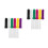 12Pcs Plastic Refillable Aromatherapy Tubes Compact Multi-Color 4