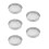 5Pcs Practical Silver Stainless Steel Flour Sieve Fine Mesh Strainer 6