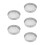 5Pcs Practical Silver Stainless Steel Flour Sieve Fine Mesh Strainer 7