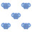 5Pièces Sucettes Éléphant Silicone Bébé Douce 6