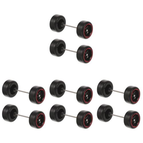 4Sets Replacement Rc Car Wheels for 1:64 Toy Racing Car Multi-Color 2
