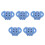 5Pièces Sucettes Éléphant Silicone Bébé Douce 3