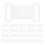 300Pcs ABS Quick Release Buckles for Strap Clasps White Front Closure 1