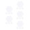 20Pcs Small White Artist Canvas Boards Cotton Material for Drawing Use 4
