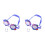 2Pcs Blue Kids Swimming Waterproof Goggles for Pool 7