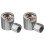 2Pcs Button Head Grease Fittings Silver Zinc Alloy Durable Replacement 4