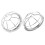 6Pcs Fire Sprinkler Head Guards Aluminum Durable Silver Indoor 3