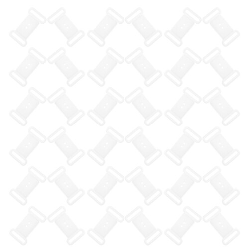 300Pcs ABS Quick Release Buckles for Strap Clasps White Front Closure 2