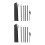 2Sets Lightweight Portable Light Pole Adjustable Camping Lamp Holder 7