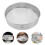5Pcs Practical Silver Stainless Steel Flour Sieve Fine Mesh Strainer 9