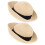 4Pièces Mini Chapeaux En Décoratifs Pour Maison De Beige 3