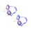 2Pcs Blue Kids Swimming Waterproof Goggles for Pool 3