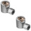 2Pcs Button Head Grease Fittings Silver Zinc Alloy Durable Replacement 8