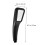 2Pcs Black ABS Home Shower Sprayer Pressurized Handheld Shower Head 9