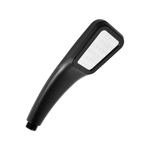 2Pcs Black ABS Home Shower Sprayer Pressurized Handheld Shower Head