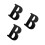 3Pcs Black Wood Letters for Wall and Table Decorative Craft Use 4