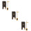 3Sets Professional Violin Bow Frog Replacement Tool Wood Metal Copper 11