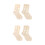 8Pièces Modèles Bois Pour Blocage Tricot Ajustables Beige 8