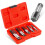 10Pcs Durable Carbon Steel Npt Tap Set Plumbing Screw Thread Tool 1