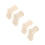 8Pièces Modèles Bois Pour Blocage Tricot Ajustables Beige 7