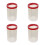 4Pcs PVC Range Hood Vent Deflector Filter 10