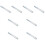 8Pcs Transparent Auto Paint Protective Film Scratch Resistant Car Wrap 4