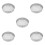 5Pcs Practical Silver Stainless Steel Flour Sieve Fine Mesh Strainer 5