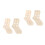 8Pièces Modèles Bois Pour Blocage Tricot Ajustables Beige 4