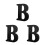 3Pcs Black Wood Letters for Wall and Table Decorative Craft Use 9