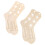 8Pièces Modèles Bois Pour Blocage Tricot Ajustables Beige 2