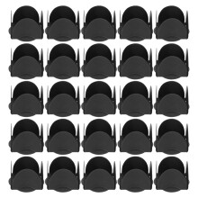 200Pcs Black Paper Dessert Cups Chocolate Wrappers for Romantic Events