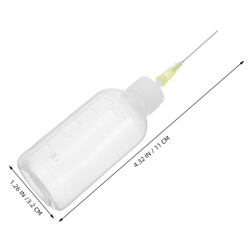 15St Precieze Naaldapplicator , Transparant, Voor Modelbouw 2