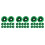 3Pcs Versatile Green Sequins for DIY Craft Sewing Clothing Accessories 9
