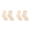 8Pièces Modèles Bois Pour Blocage Tricot Ajustables Beige 10